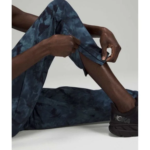 Lululemon Mens Run State Jogger Pants Tidal Dye River Blue Classic Navy Small S - Picture 3 of 10